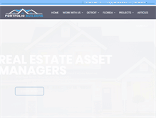 Tablet Screenshot of portfoliobuilders.com